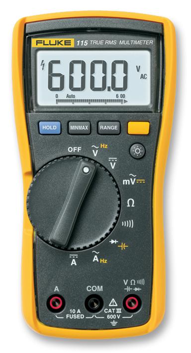 FLUKE 115 - Fluke - Technicians Digital Multimeter, 110 Series, 6000 Count