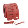 HELLERMANNTYTON 556-80587 TAGPU12X74-LOOP-PUR-RD
