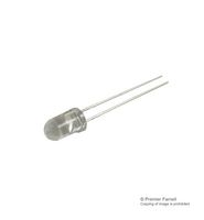 BROADCOM HLMP-EL15-SV000 LED, Amber, Through Hole, T-1 3/4 (5mm), 20 mA, 2.02 V, 590 nm