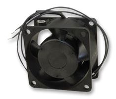 NMB TECHNOLOGIES 2412PS-12W-B30-A00 AC Axial Fan, 115V, Square, 60 mm, 30 mm, Ball Bearing, 9.1 CFM