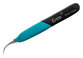 WELLER EREM E7SA Tweezer, Ergonomic, Precision, 5 ", Stainless Steel Body, Stainless Steel Tip