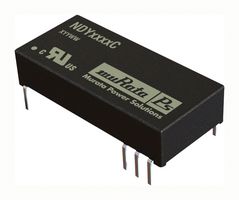 MURATA POWER SOLUTIONS NDY1215C Isolated Through Hole DC/DC Converter, Low Profile, ITE, DIP, 2:1, 3 W, 1 Output, 15 V