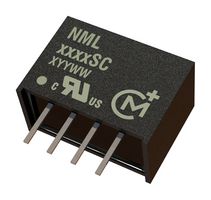 MURATA POWER SOLUTIONS NML0505SC Isolated Through Hole DC/DC Converter, 1kV Isolation, ITE, SIP, 1:1, 2 W, 1 Output, 5 V