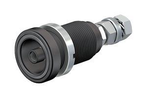 STAUBLI 14.0034-21 + 14.5004-22, +-23,+-24,+-25 Banana Test Connector, 4mm, Receptacle, Panel Mount, 80 A, 600 V, Silver Plated Contacts