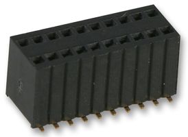 HARWIN M52-5151045 PCB Receptacle, Board-to-Board, 1.27 mm, 2 Rows, 20 Contacts, Surface Mount, Archer M52 Series