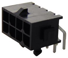 AMP - TE CONNECTIVITY 3-794618-8 Pin Header, Right Angle, Wire-to-Board, 3 mm, 2 Rows, 8 Contacts, Through Hole Right Angle