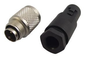 BINDER 99 0401 00 02 Circular Connector, Subminiature Circular Connector, 712 Series, Cable Mount Plug, 2 Contacts