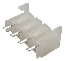 MOLEX 10-10-1043 PCB Receptacle, Power, 5.08 mm, 1 Rows, 4 Contacts, Through Hole Mount, KK 3002