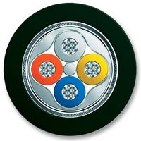 HARTING 09 45 600 0145 Multicore Cable, Ethernet, Unscreened, 4 Core, 22 AWG, 164 ft, 50 m