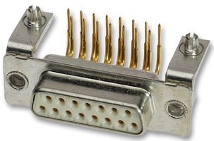 HARTING 09641147232 D Sub Connector, Right Angle, Filtered, Receptacle, 9 Contacts, DE, Solder