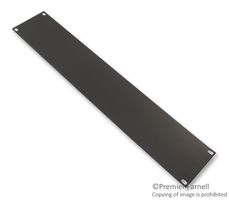 CAMDENBOSS LA32155102 Panel, Blank, 2U, Aluminium, Grey, 88.1 mm, 482.2 mm