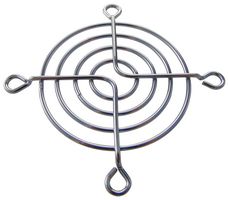 EBM-PAPST LZ28CP Fan Finger Guard, Grille, Steel - Wire Form, 60mm Axial Fans, 50 mm, Chrome