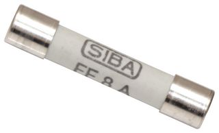 SIBA 70-125-40/8A Fuse, Cartridge, Very Fast Acting, 8 A, 600 V, 6.3mm x 32mm, 1/4" x 1-1/4", 70-125-40