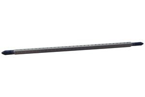 WIHA 03186 Screwdriver Blade, Reversible, System-4, Hexagon, Pozi PZ0/PZ1, 120mm