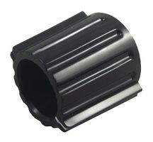 ELMA 023-3320 Knob, Round Shaft, 4 mm, Nylon (Polyamide), Round with Indicator Line, 14.5 mm