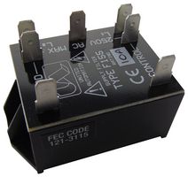 UNITED AUTOMATION F155-10A Power Line Filter, Chassis, General Purpose, 10 A, Single Phase, 1 Stage, Chassis Mount