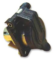 AMPHENOL SOCAPEX RJF6A2A1GSCC Modular Connector, Square Flange, RJ45 Jack, 1 x 1 (Port), 8P8C, Cat6a, IP68, Panel Mount