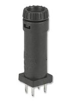 SCHURTER 3101.0045 Fuseholder, PCB Mount, 250V, 10A, 5 x 20mm, Solder, Through Hole, Fingergrip Cap, Vertical, IP40,PC2