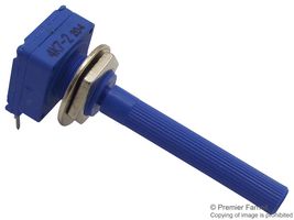 TE CONNECTIVITY - CITEC CP16SH10IP6472BF Rotary Potentiometer, Carbon, 4.7 kohm, 1 Turns, Logarithmic, 10 mW, ± 20%, CP16 Series
