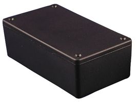 HAMMOND 1591XXCBK Plastic Enclosure, Flame Retardant, Multipurpose, ABS, 121 mm, 66 mm, 40 mm, IP54