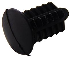 ESSENTRA COMPONENTS RBF-4-11.1-12 Rivet, Plastic, Barbed, Nylon, 4 mm Mounting Hole, 12 mm Dia, 11.1 mm Overall, 25 Pack