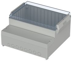 BOPLA 41351109 Plastic Enclosure, Wall Mount, Polystyrol, 281 mm, 296 mm, 158 mm, IP65