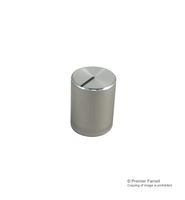 MENTOR 521.6191 Knob, Round Shaft, 6 mm, Aluminium, Round Knurled with Indicator Line, 12 mm