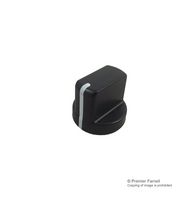 MENTOR 5582.6631 Knob, Round Shaft, 6 mm, Aluminium, Pointer, 20.5 mm