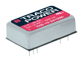 TRACO POWER THD 12-4822WI Isolated Through Hole DC/DC Converter, ITE, 4:1, 12 W, 2 Output, 12 V, 500 mA