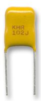 KEMET C330C102JHR5TA Multilayer Ceramic Capacitor, 1000 pF, 3 kV, ± 5%, Radial Leaded, X7R, 5.08 mm