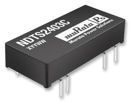 MURATA POWER SOLUTIONS NDTS4803C Isolated Through Hole DC/DC Converter, Low Profile, ITE, DIP, 2:1, 3 W, 1 Output, 3.3 V