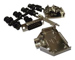 AMPHENOL COMMUNICATIONS SOLUTIONS L717DA15PST3 D Sub Connector, Standard, Plug, D-ST, 15 Contacts, DA, Screw