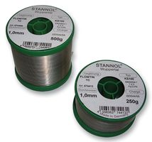 STANNOL 574400 Solder Wire, KS100, 1mm Diameter, 227°C, 500g