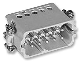 TE CONNECTIVITY - HTS 1-1103416-7 Heavy Duty Connector, 16+PE Signal, HTS, Insert, 17 Contacts, 7, Plug, Screw Pin