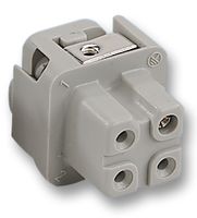 TE CONNECTIVITY - HTS 2-1103101-3 Heavy Duty Connector, HTS, Insert, 8 Contacts, 1, Receptacle