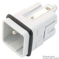 TE CONNECTIVITY - HTS 1102195-1 Heavy Duty Connector, HE-Q, Insert, 5 Contacts, 1, Plug, Crimp Pin - Contacts Not Supplied