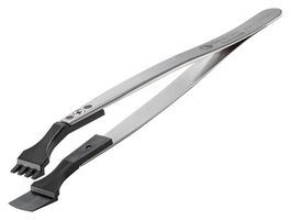 IDEAL-TEK 4WFCPR.SA Tweezer, Wafer, Stainless Steel Body, Stainless Steel Tip