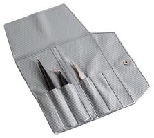 IDEAL-TEK K3.SA.NE Tweezer, Kit, Black Coating, SMD, Anti Magnetic Steel Body, Anti Magnetic Steel Tip