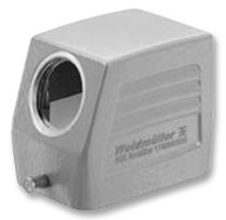 WEIDMULLER 1670530000 Heavy Duty Connector, PG13.5 Side Entry, 2 Pegs, Hood, Side Entry, Aluminium Body, 1 Lever, 6B
