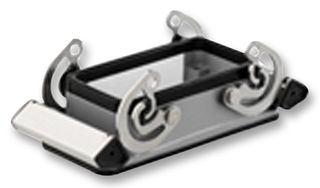 WEIDMULLER 1205000000 Heavy Duty Connector, Base, Bulkhead Mount, Aluminium Body, 2 Lever, 10B, HDC 10B Inserts & Bases