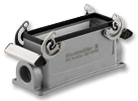 WEIDMULLER 1661510000 Heavy Duty Connector, PG21 Single Side Entry, Base, Panel Mount, Side Entry, Aluminium Body