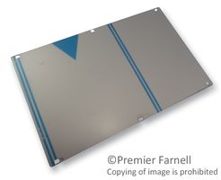 NVENT SCHROFF 20848-047 Panel, Shielded, 3U, 42HP, Aluminium, Unfinished, Subracks and 19" Cases, 128.4 mm, 213.36 mm