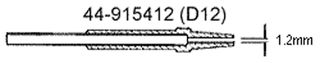 XYTRONIC 44-915412-2075 TIP, DESOLDERING, 1.2MM