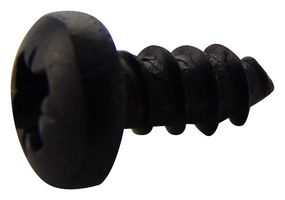 TR FASTENINGS N40.250 PRSTABB100- Screw, No.4, 6.35 mm, Chemically Blackened, Steel, Pan Head Pozidriv