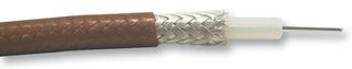 CARLISLEIT MRG142.0125 Coaxial Cable, RG142, 82 ft, 25 m, 4.95 mm, 50 ohm
