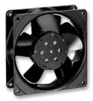EBM-PAPST 4606Z AC Axial Fan, 115V, Square, 119 mm, 38 mm, Ball Bearing, 105.9 CFM