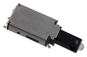 C&K COMPONENTS ELUMOASAQ3C12 SWITCH, R/A, MOM, RED ILLUM