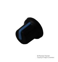 MULTICOMP CR-BA-3C6-180D Knob, D Shaft, 6 mm, Plastic, Round with Indicator Line, 15.7 mm, CRBA