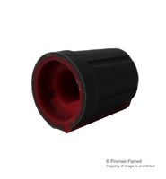 MULTICOMP CR-R4-1C5-0D(6.4) Knob, Round Shaft, 6.4 mm, Plastic, Round with Indicator Line, 13 mm