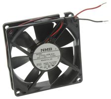 NMB TECHNOLOGIES 3108NL-05W-B30-P00 DC Axial Fan, 24 V, Square, 80 mm, 20 mm, Ball Bearing, 34.6 CFM